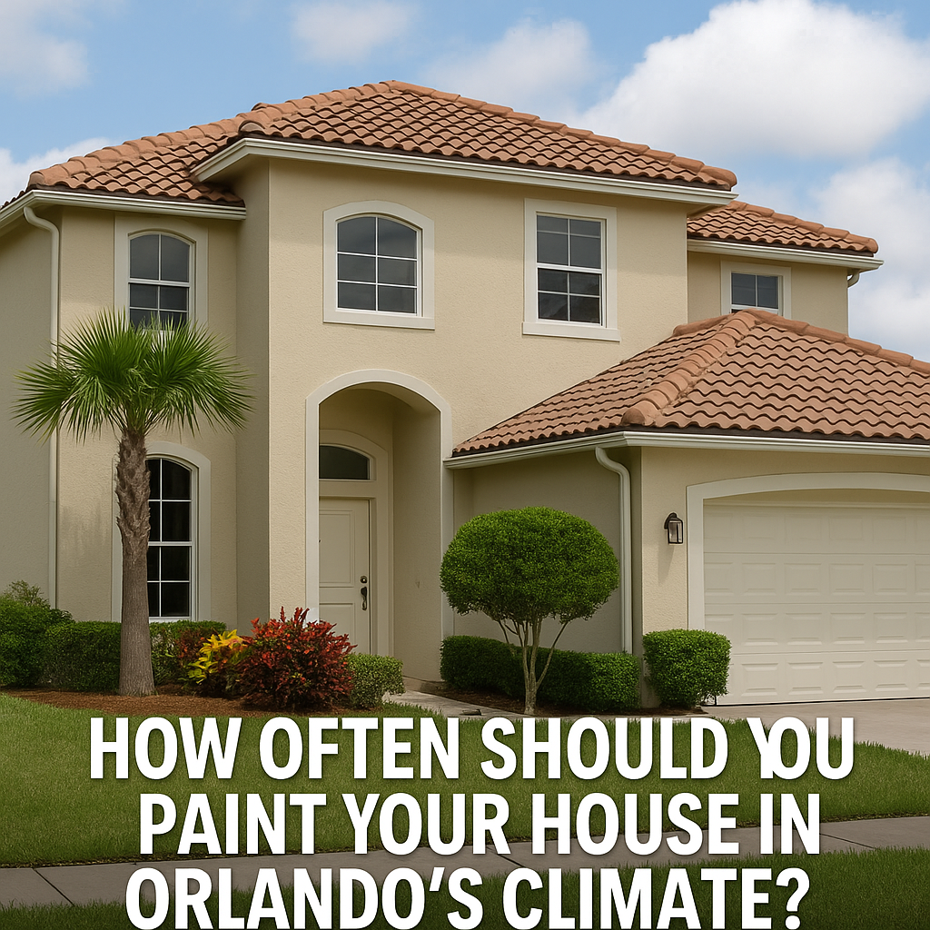 How Often Should You Paint Your House in Orlando’s Climate? (2025 Guide)