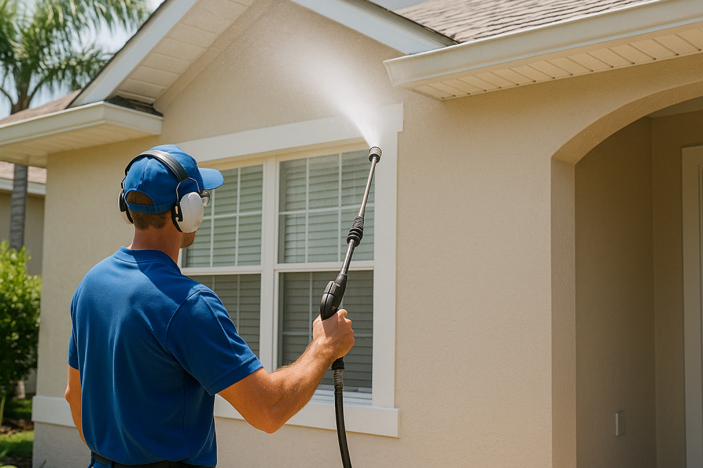 Pressure Washing Before Painting: Orlando Homeowner’s Guide